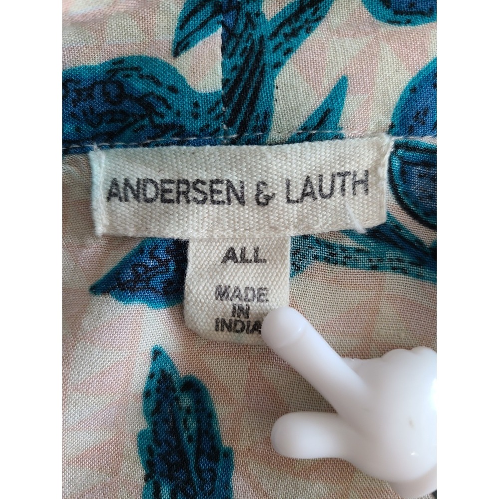 Anthropologie Resort Floral Cardigan One Size Layering Beach Andersen & Lauth - Picture 7 of 12